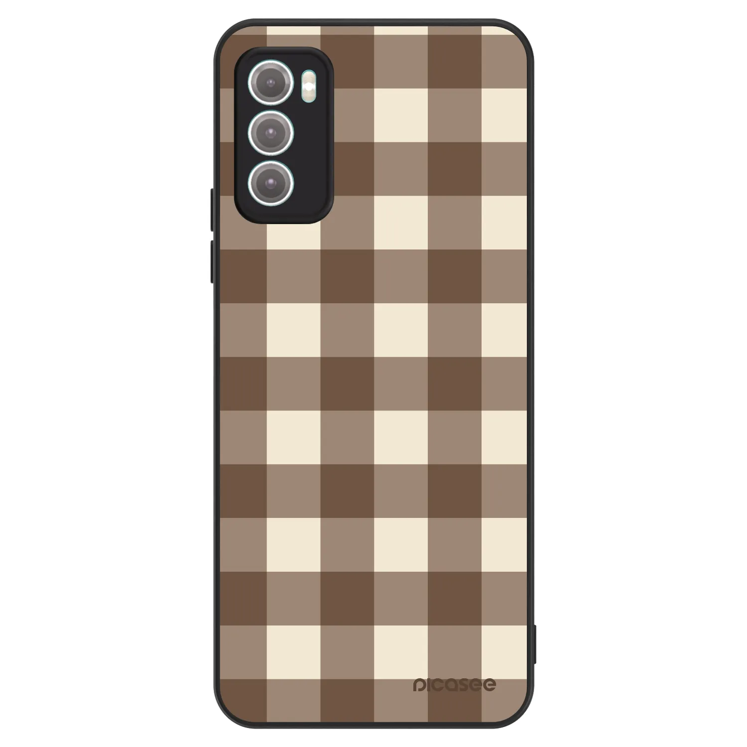Picasee ULTIMATE CASE pentru Motorola Moto G60 - Brown grid