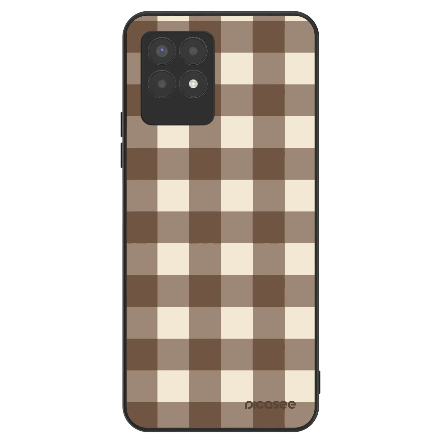 Picasee ULTIMATE CASE pentru Realme 8i - Brown grid