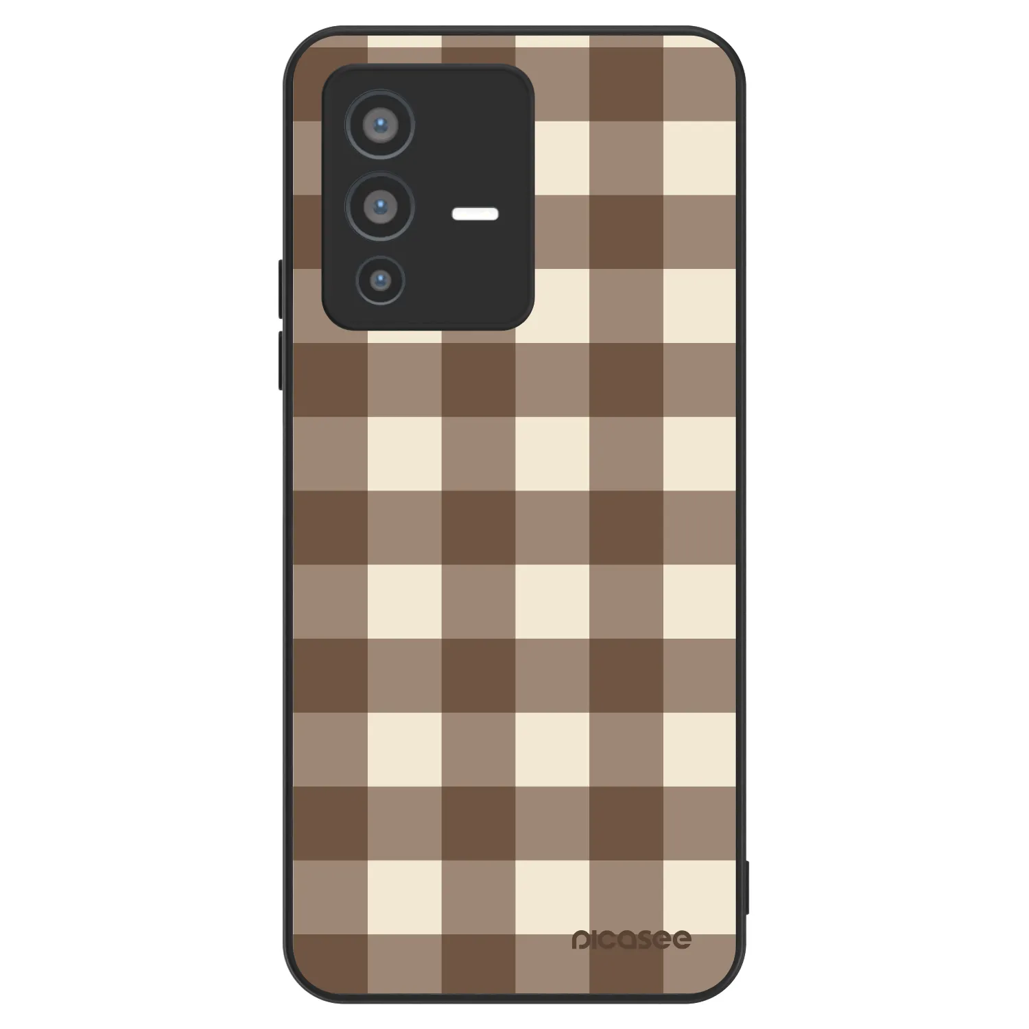 Picasee ULTIMATE CASE pentru Vivo V23 5G - Brown grid