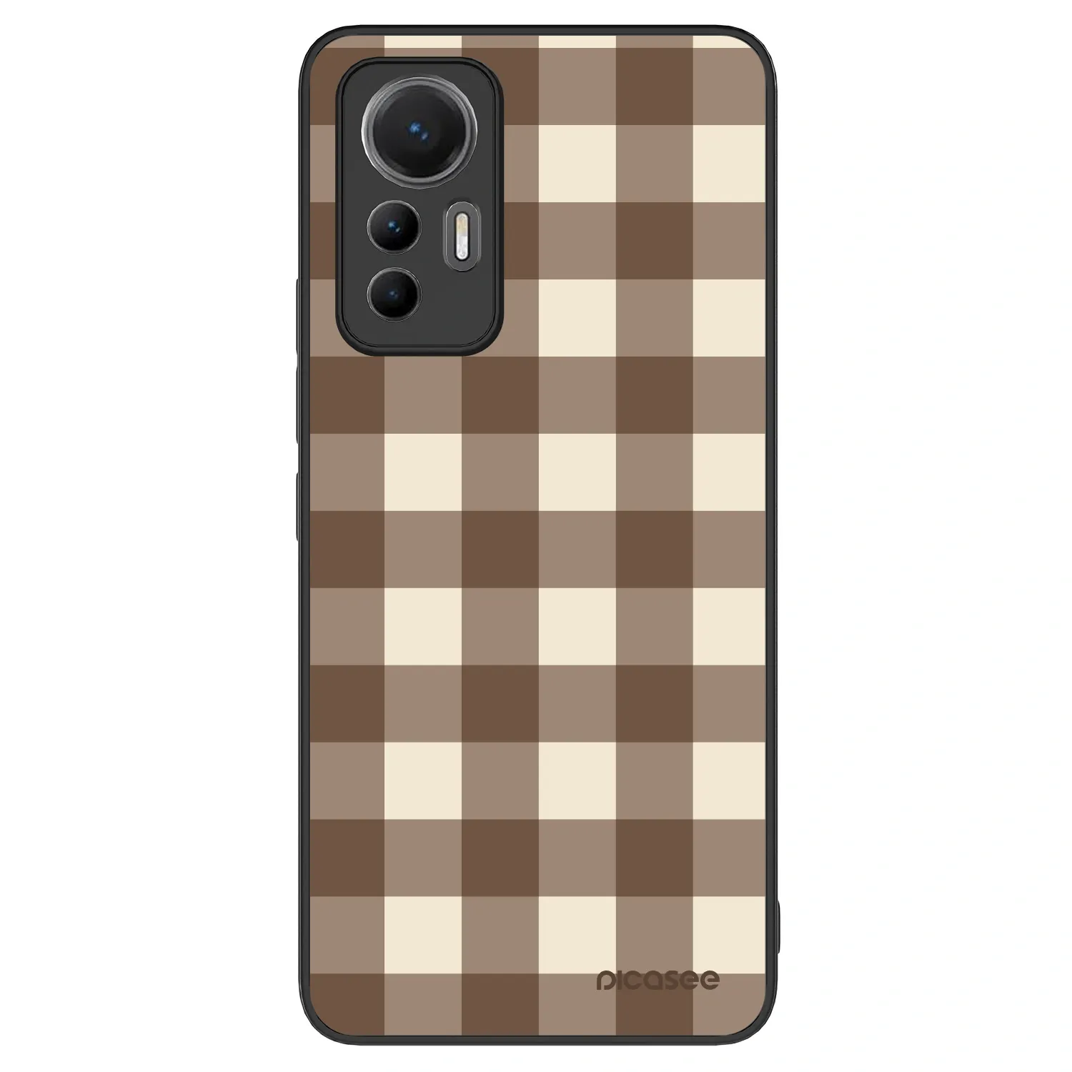 Picasee ULTIMATE CASE pentru Xiaomi 12 Lite - Brown grid
