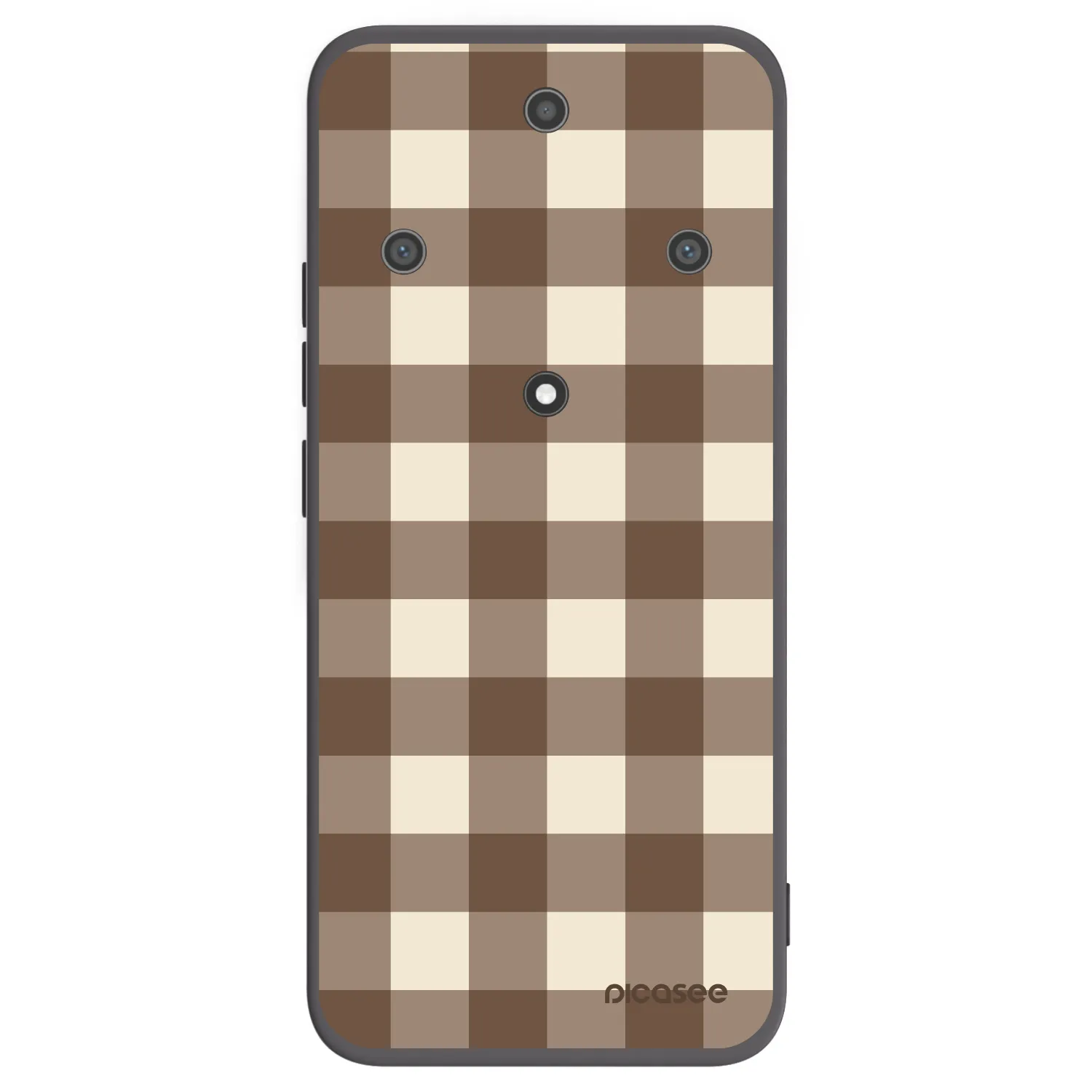 Picasee husă neagră din silicon pentru Honor Magic5 Lite 5G - Brown grid
