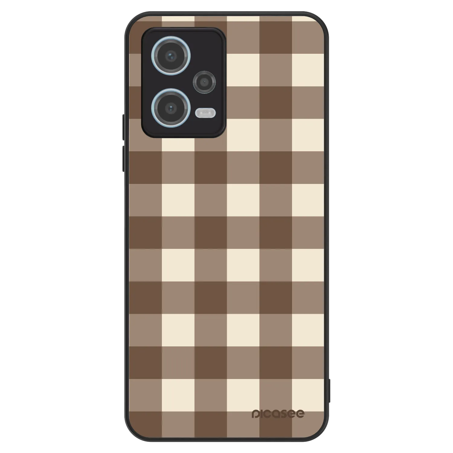 Picasee ULTIMATE CASE pentru Xiaomi Redmi Note 12 5G - Brown grid