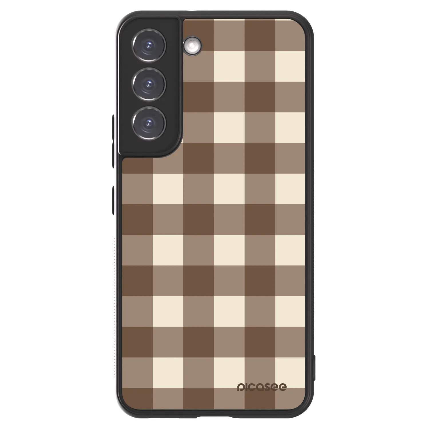 Picasee ULTIMATE CASE PowerShare pentru Samsung Galaxy S22 5G - Brown grid