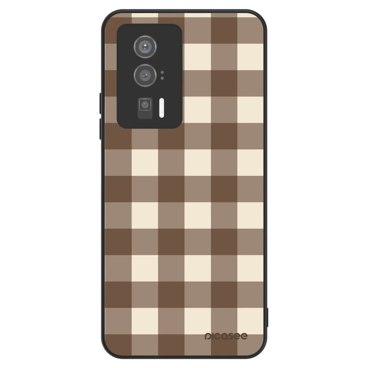 Picasee ULTIMATE CASE pentru Xiaomi Poco F5 Pro 5G - Brown grid