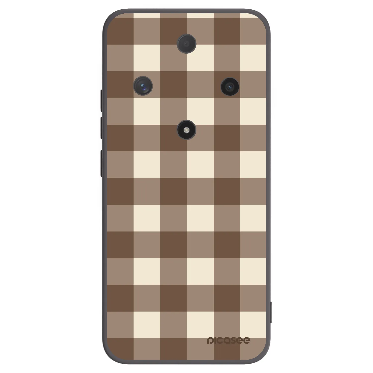 Picasee husă neagră din silicon pentru Honor Magic6 Lite 5G - Brown grid