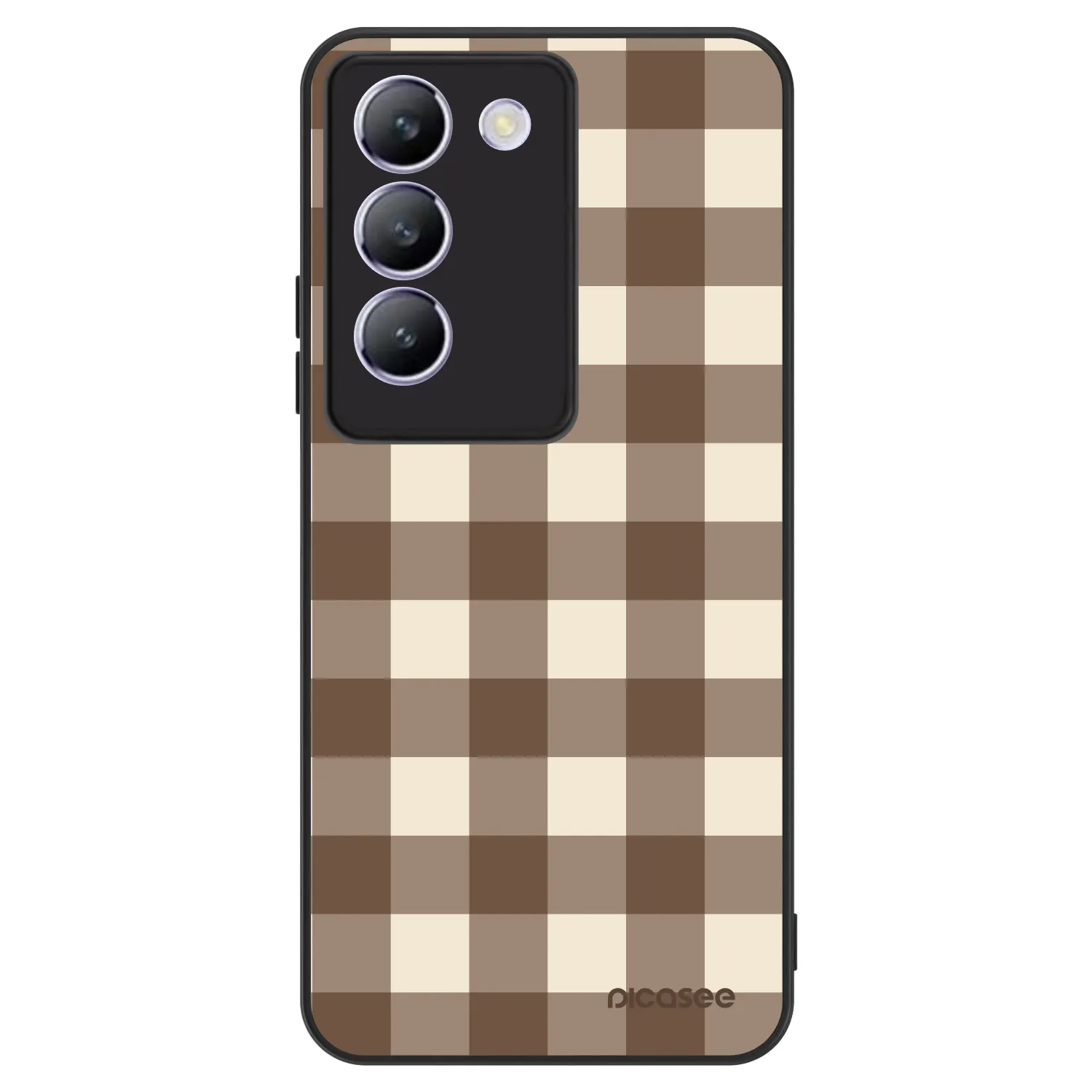 Picasee ULTIMATE CASE pentru Vivo V40 SE 5G - Brown grid