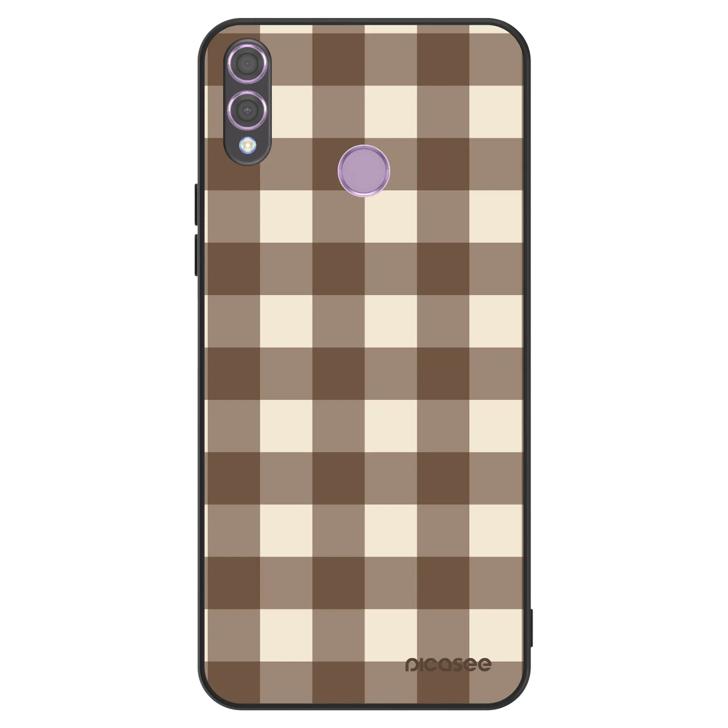 Picasee ULTIMATE CASE pentru Honor 8X - Brown grid