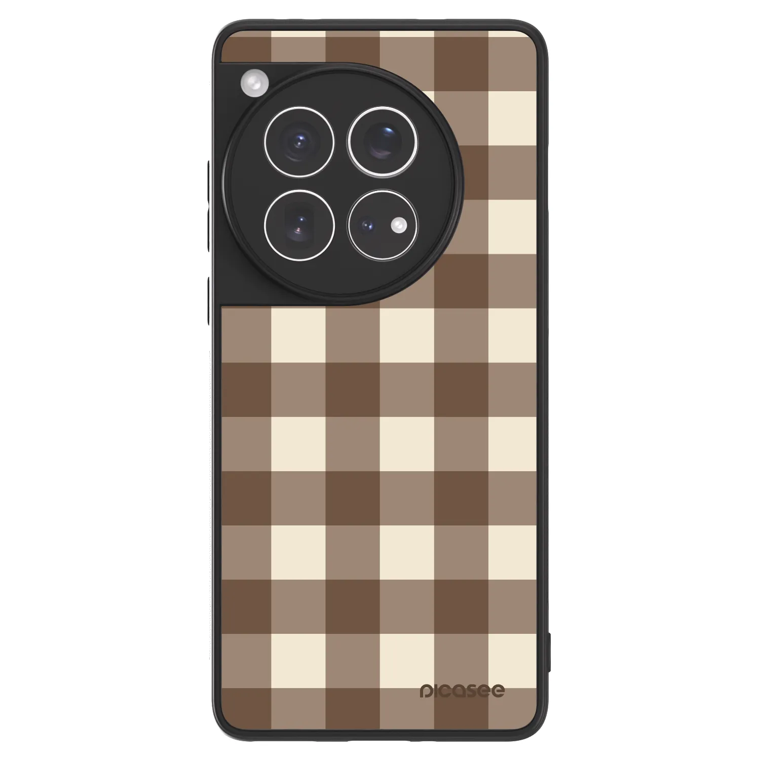 Picasee ULTIMATE CASE pentru OnePlus 12 5G - Brown grid