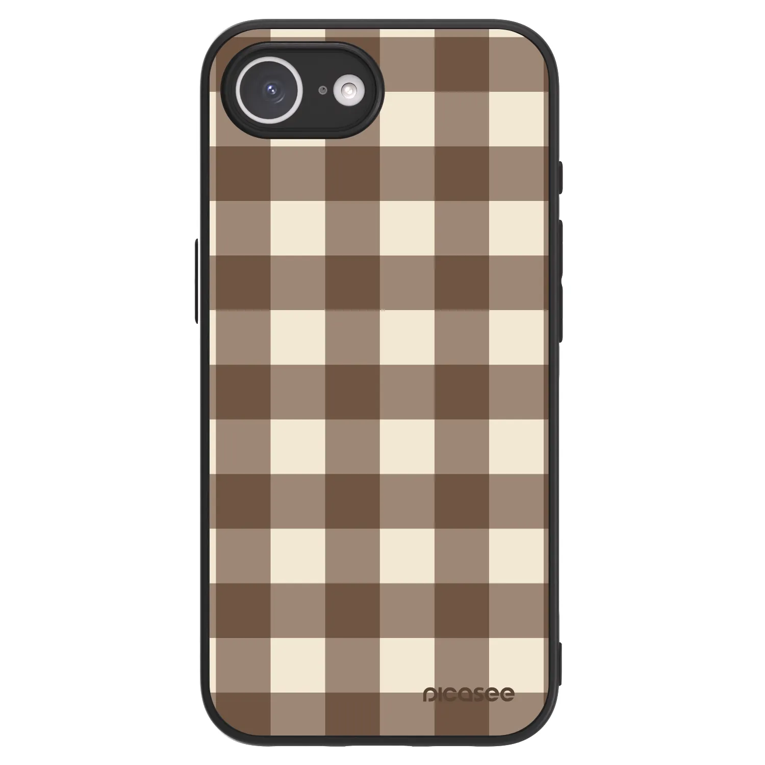 Picasee ULTIMATE CASE pentru Apple iPhone 16e - Brown grid