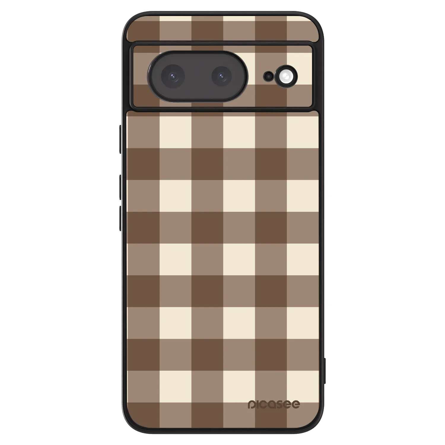 Picasee ULTIMATE CASE pentru Google Pixel 8a - Brown grid