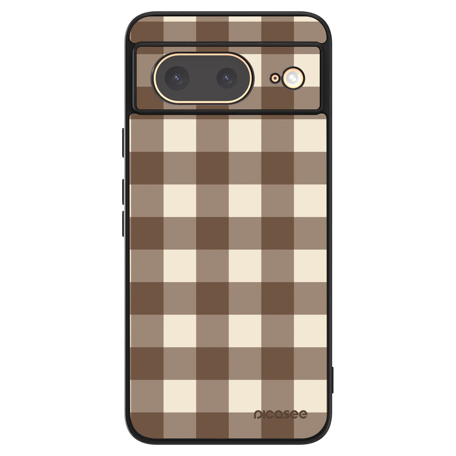Picasee ULTIMATE CASE pentru Google Pixel 8 - Brown grid