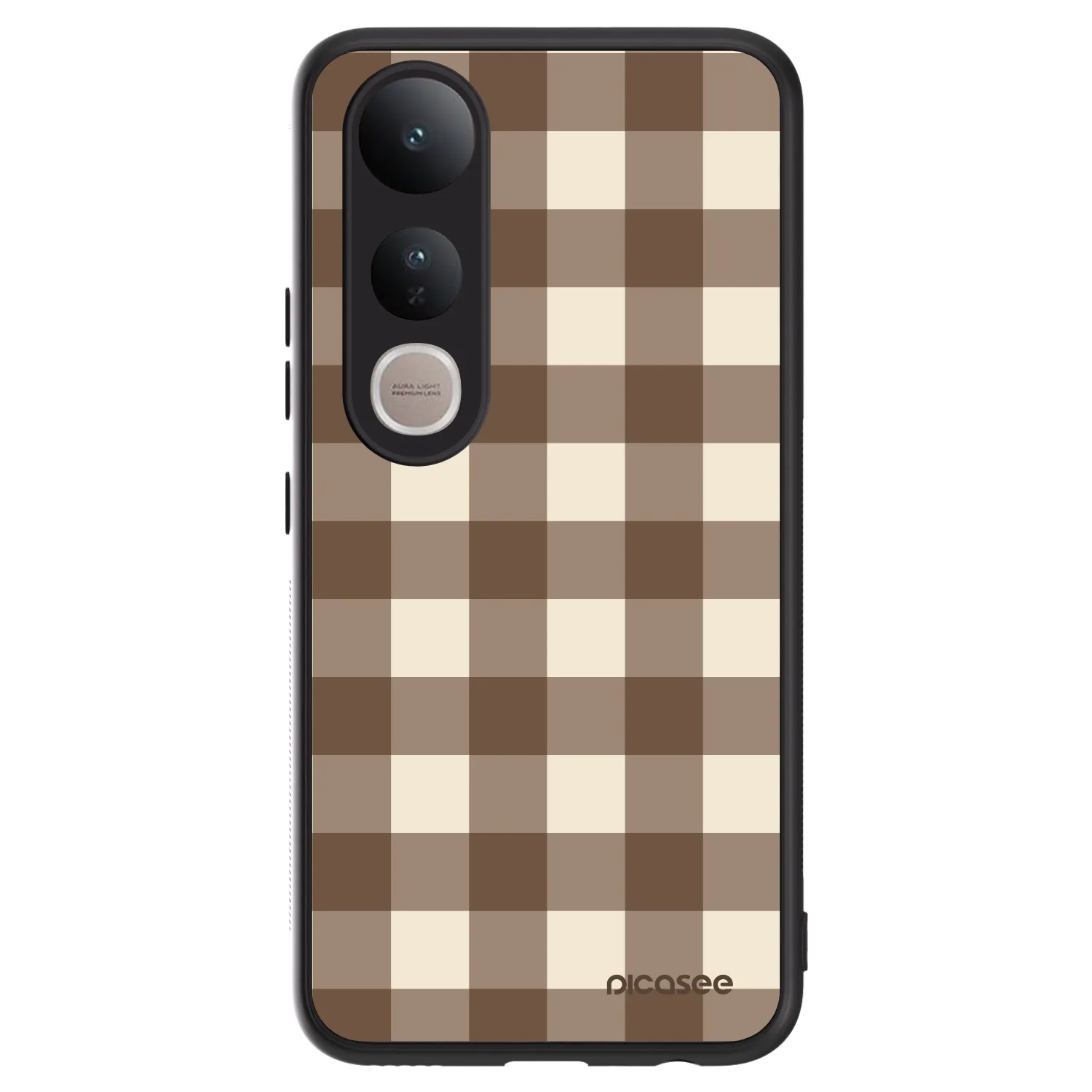 Picasee ULTIMATE CASE pentru Vivo V50 Lite 5G - Brown grid