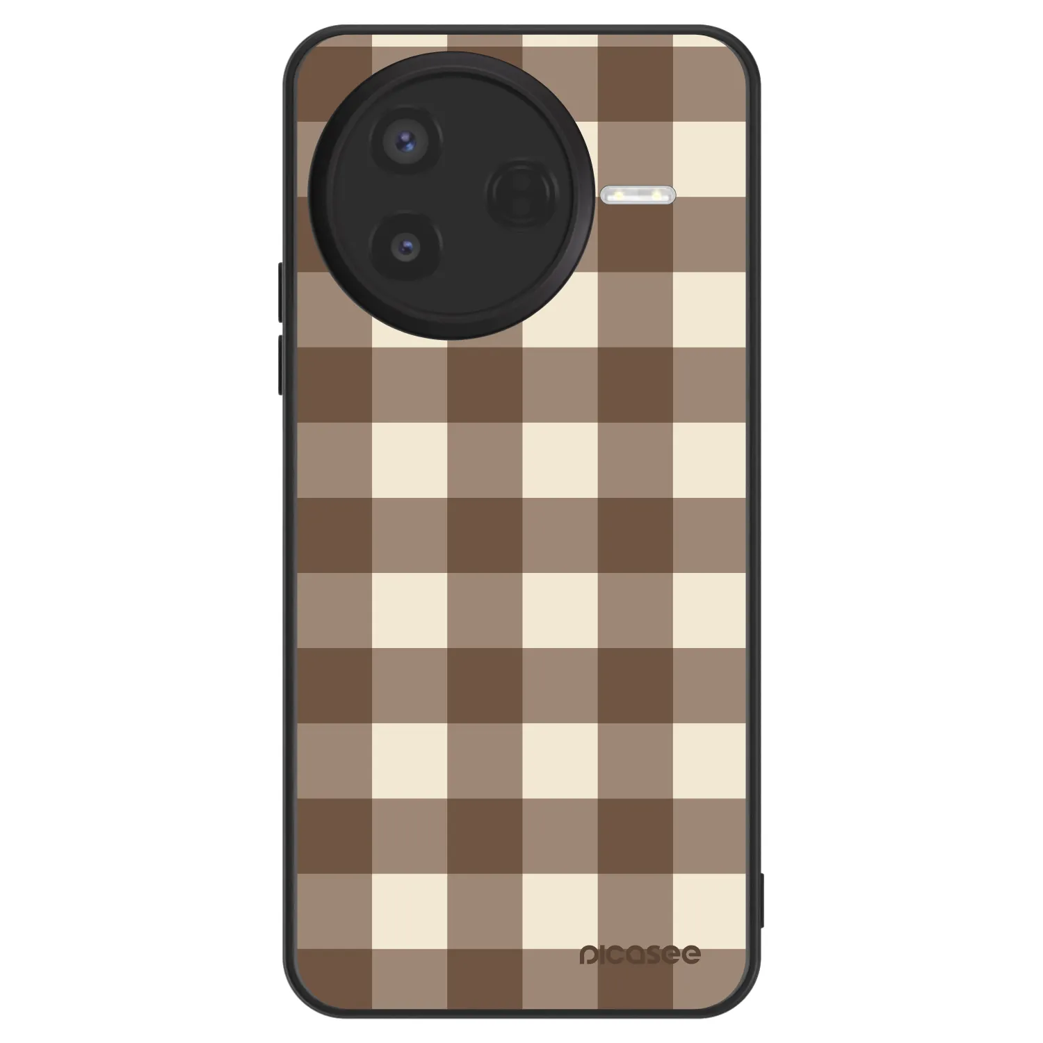 Picasee ULTIMATE CASE pentru Xiaomi Poco F7 Pro 5G - Brown grid