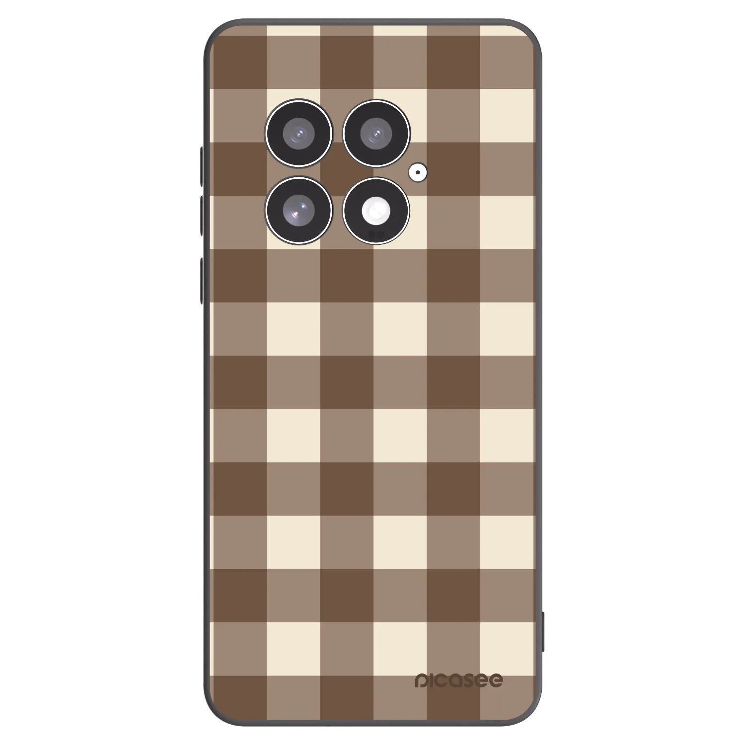 Picasee husă neagră din silicon pentru OnePlus 13 5G - Brown grid
