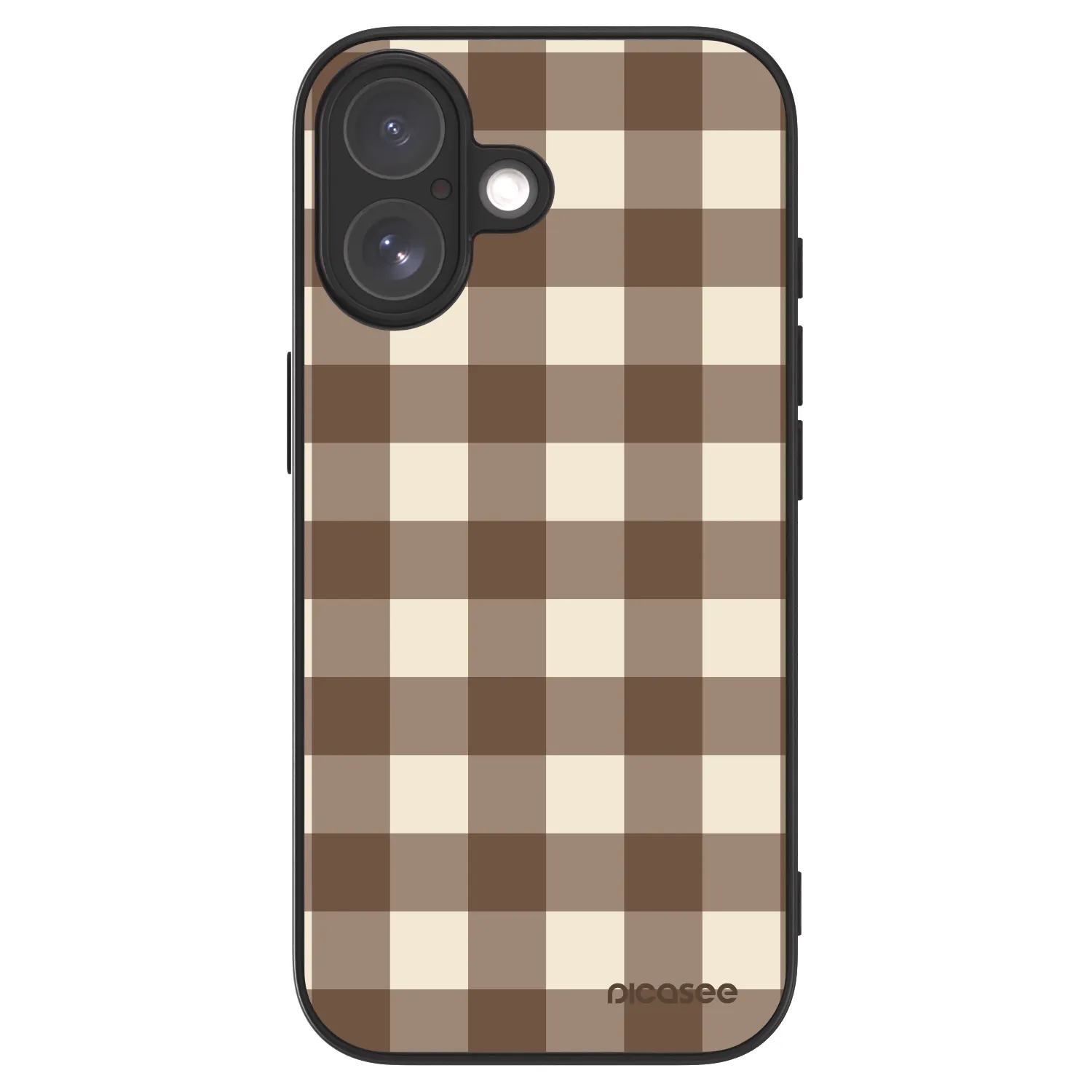 Picasee ULTIMATE CASE MagSafe pentru Apple iPhone 17 - Brown grid