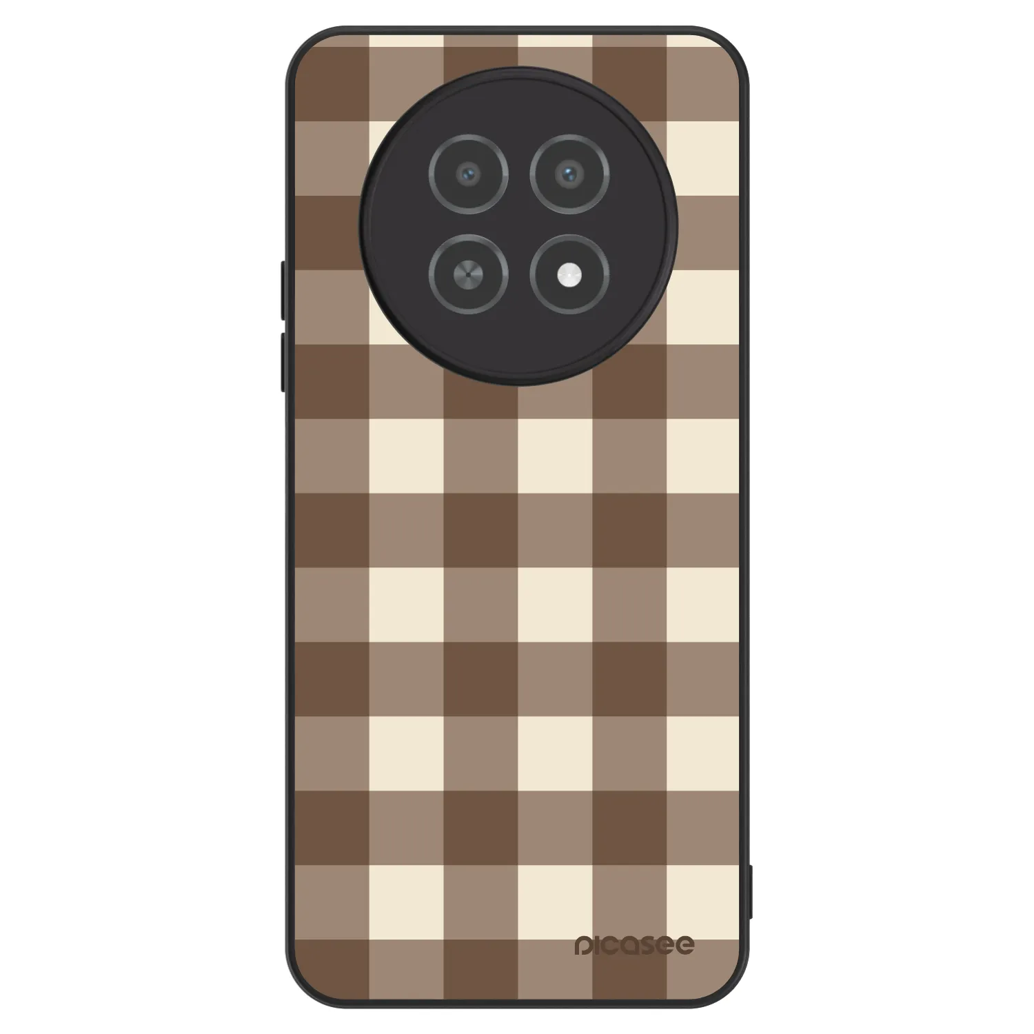 Picasee ULTIMATE CASE pentru Realme 12X - Brown grid