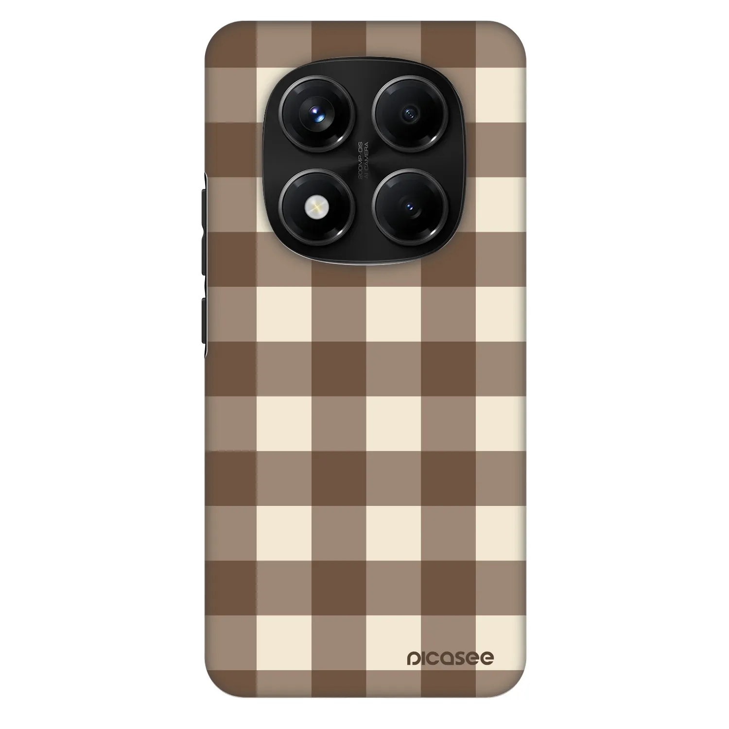Picasee Fashion Case pentru Xiaomi Redmi Note 14 Pro+ 5G - Brown grid