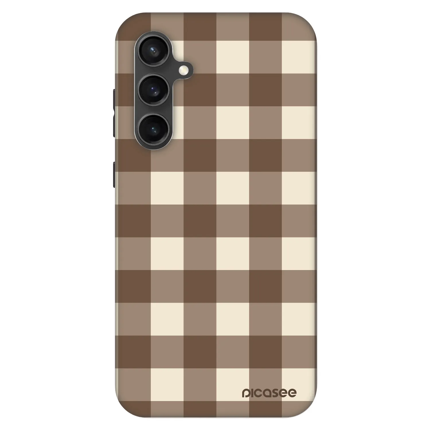 Picasee Fashion Case pentru Samsung Galaxy S23 FE S711B - Brown grid