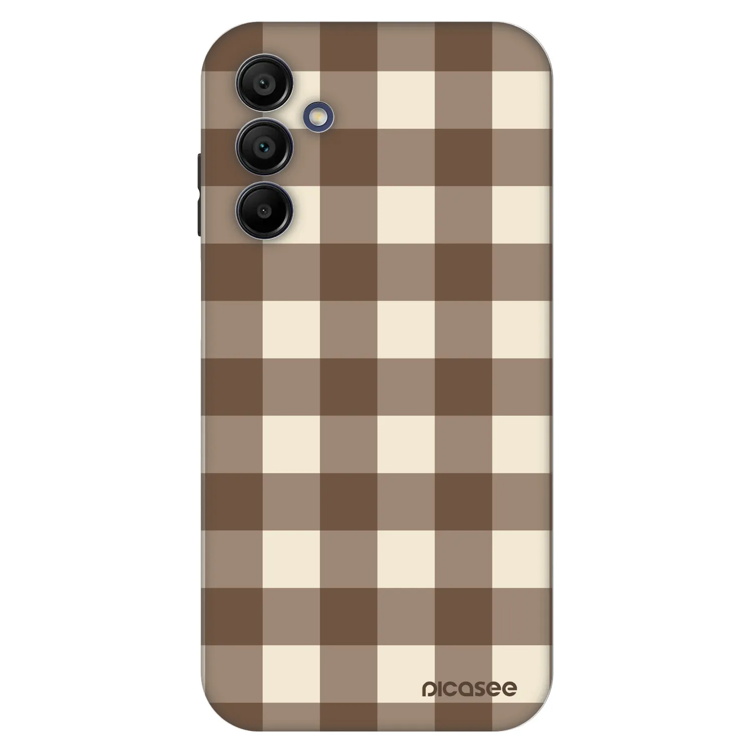 Picasee Fashion Case pentru Samsung Galaxy A15 A156B 5G - Brown grid