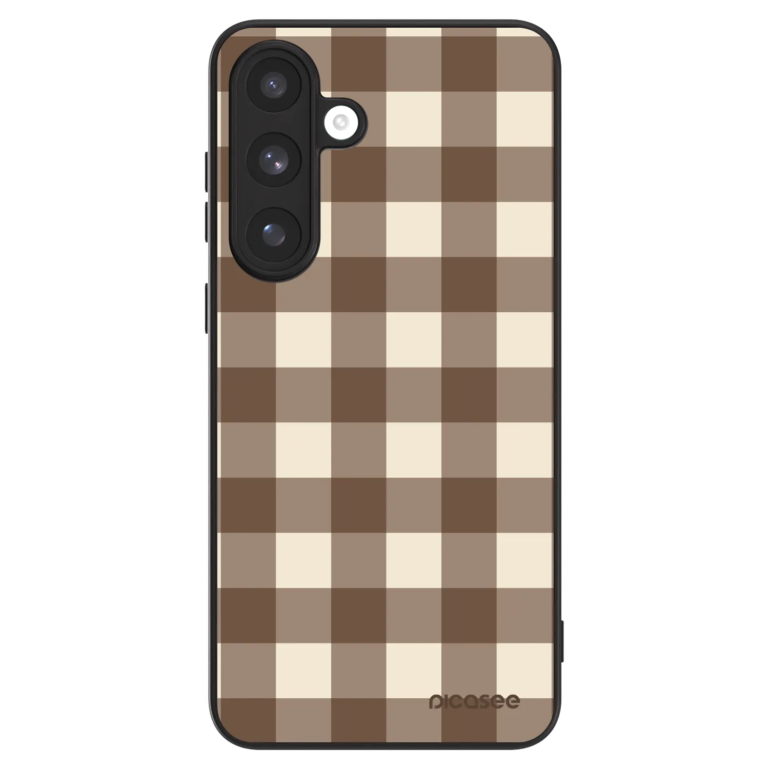 Picasee ULTIMATE CASE PowerShare pentru Samsung Galaxy S25 FE 5G - Brown grid