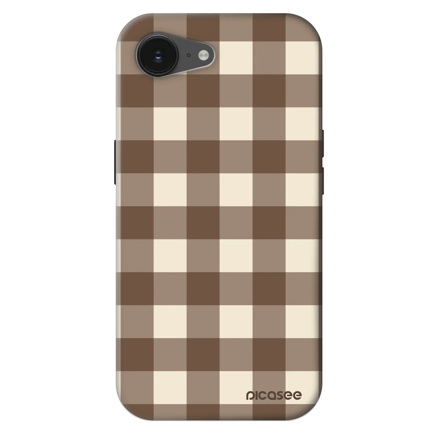 Picasee Fashion Case MagSafe pentru Apple iPhone 17e - Brown grid