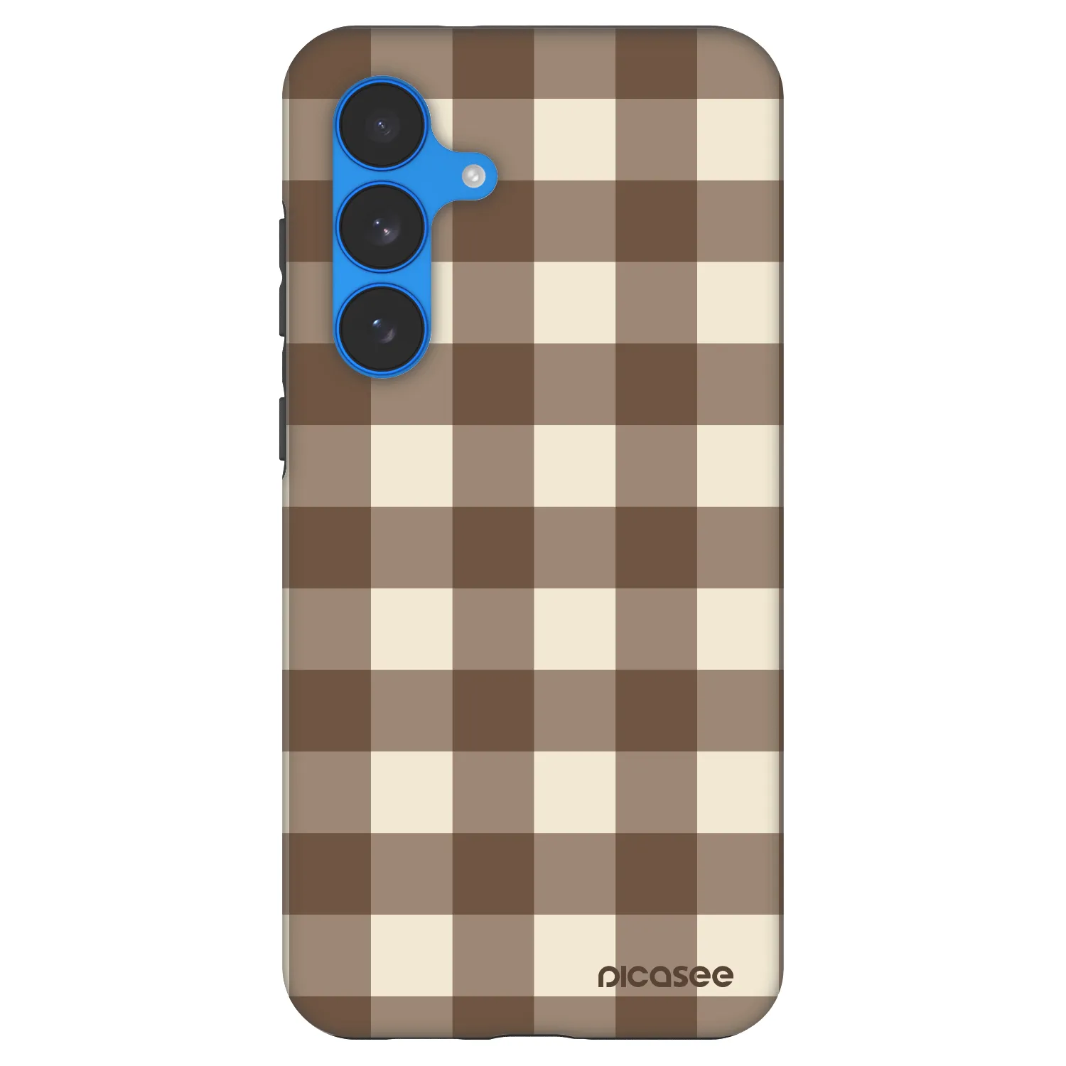 Picasee Fashion Case pentru Samsung Galaxy S25 FE 5G - Brown grid