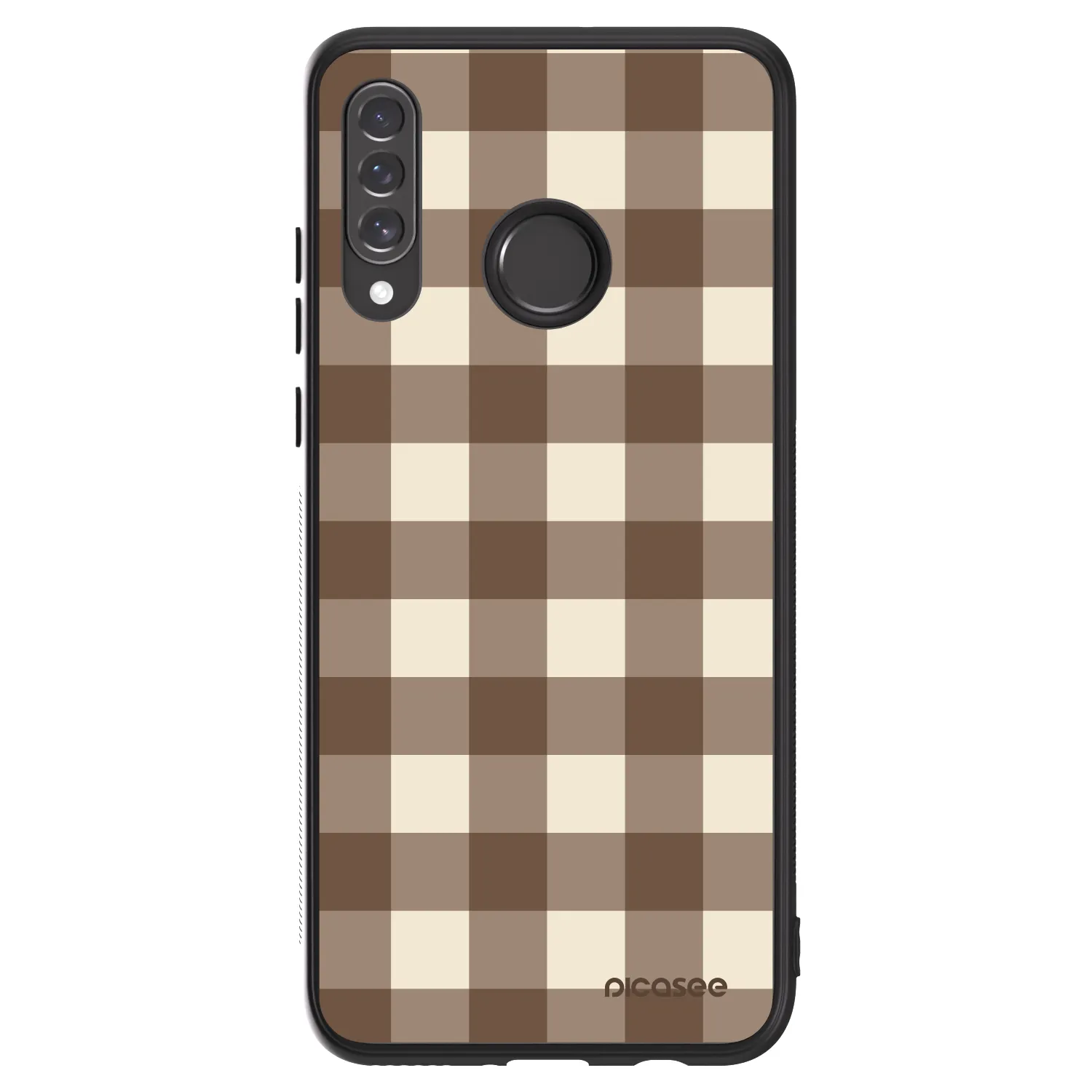 Picasee ULTIMATE CASE pentru Huawei P30 Lite - Brown grid