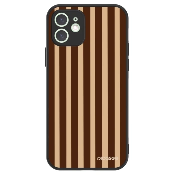 Picasee ULTIMATE CASE pentru Apple iPhone 12 - Brown lines