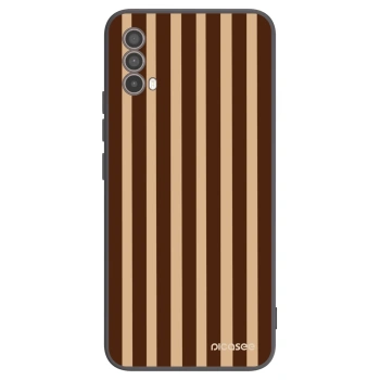 Husă pentru Motorola Moto E40 - Brown lines