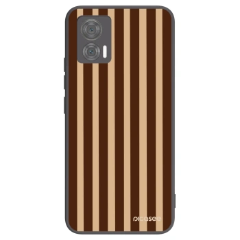 Husă pentru Motorola Edge 30 Neo - Brown lines