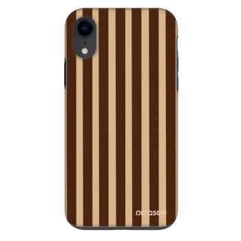 Husă pentru Apple iPhone XR - Brown lines