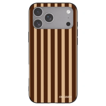 Picasee husă neagră din silicon pentru Apple iPhone 18 Pro Max - Brown lines