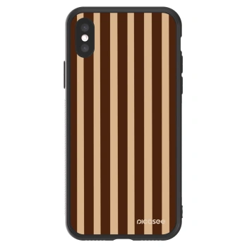 Picasee ULTIMATE CASE pentru Apple iPhone X/XS - Brown lines