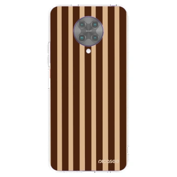 Picasee husă transparentă din silicon pentru Xiaomi Poco F2 Pro - Brown lines