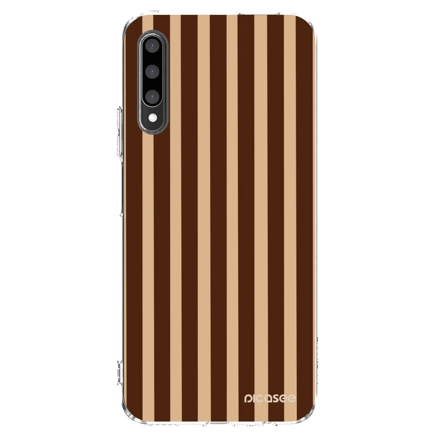 Picasee husă transparentă din silicon pentru Honor 9X Pro - Brown lines