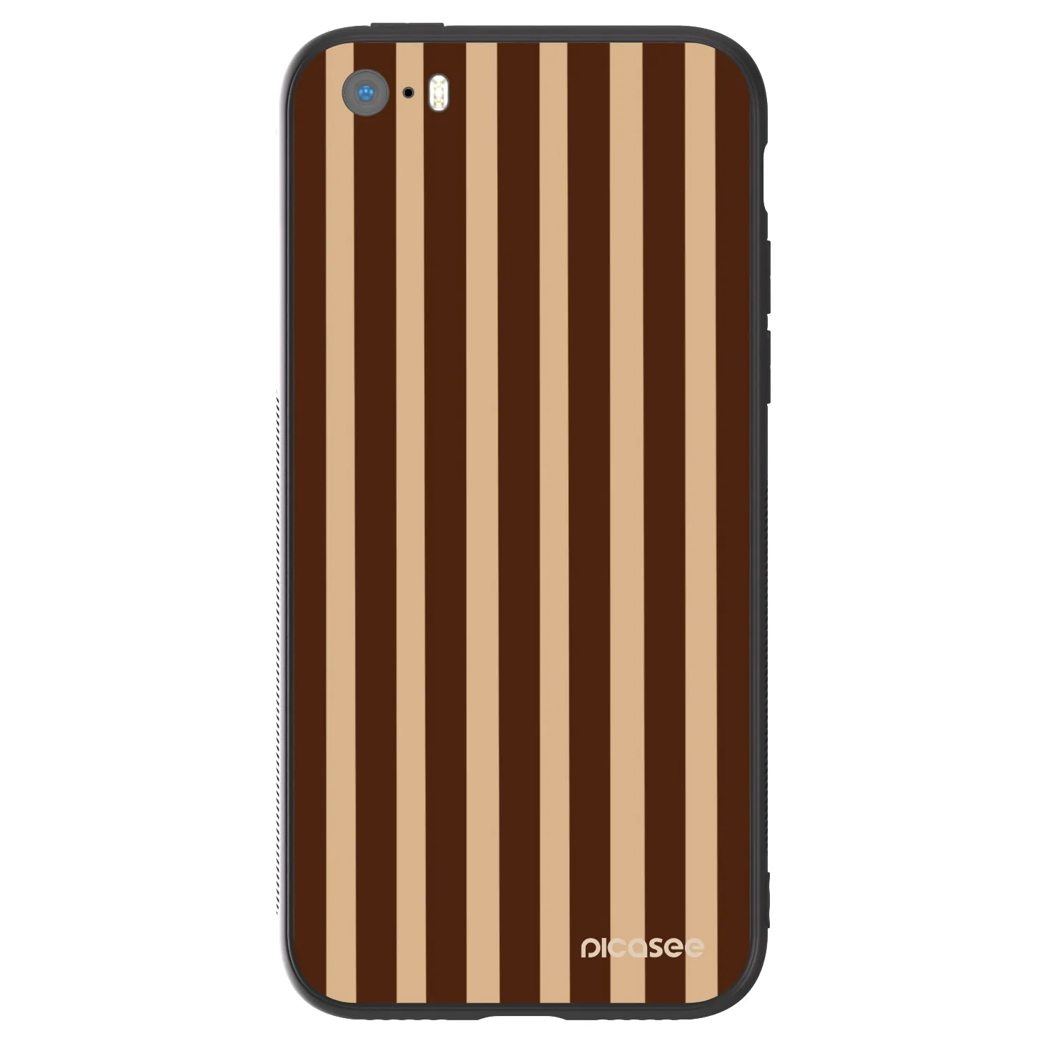 Picasee ULTIMATE CASE pentru Apple iPhone 5/5S/SE - Brown lines
