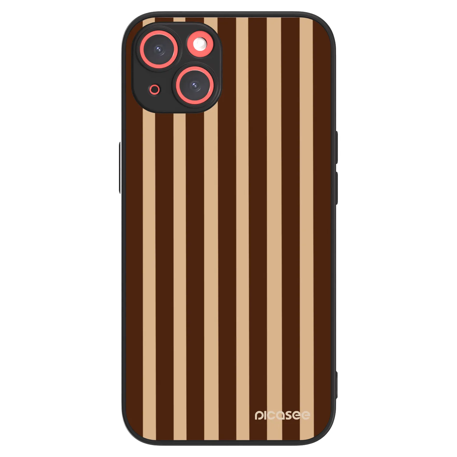 Picasee ULTIMATE CASE pentru Apple iPhone 13 - Brown lines