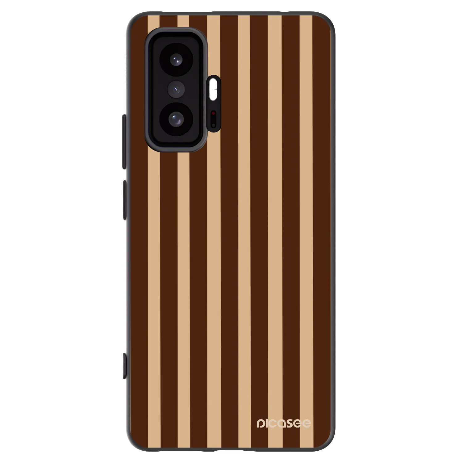 Picasee husă neagră din silicon pentru Xiaomi 11T - Brown lines