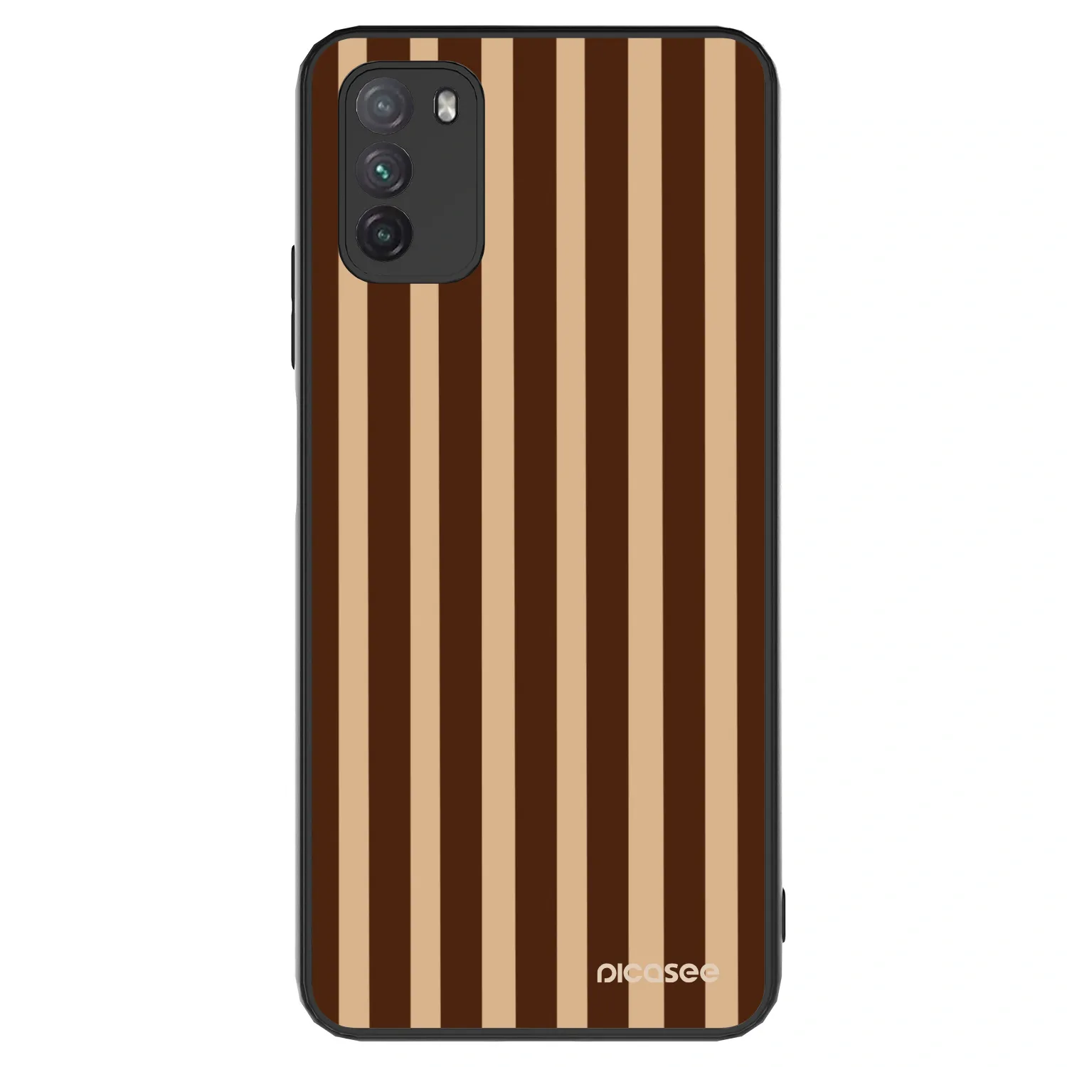 Picasee ULTIMATE CASE pentru Xiaomi Poco M3 - Brown lines