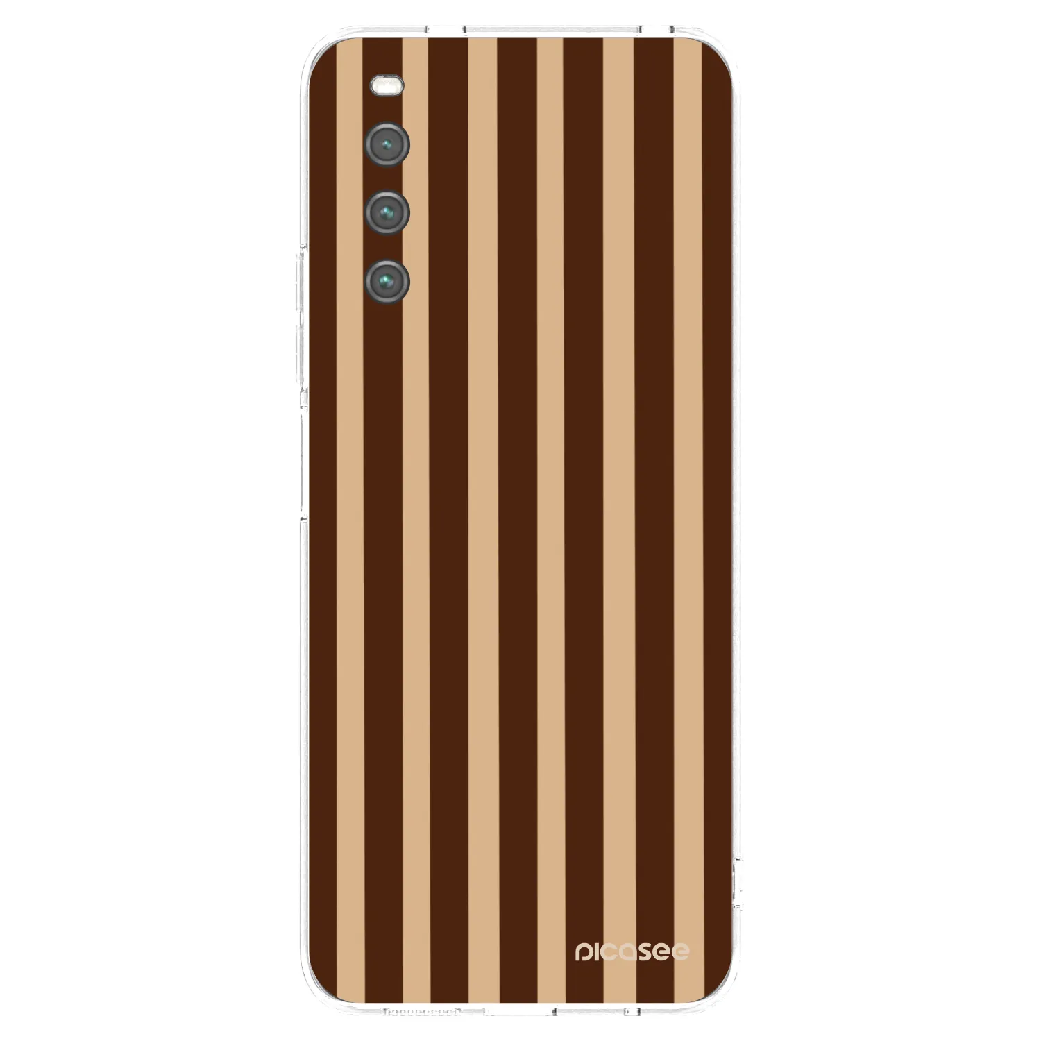 Picasee husă transparentă din silicon pentru Sony Xperia 10 IV 5G - Brown lines