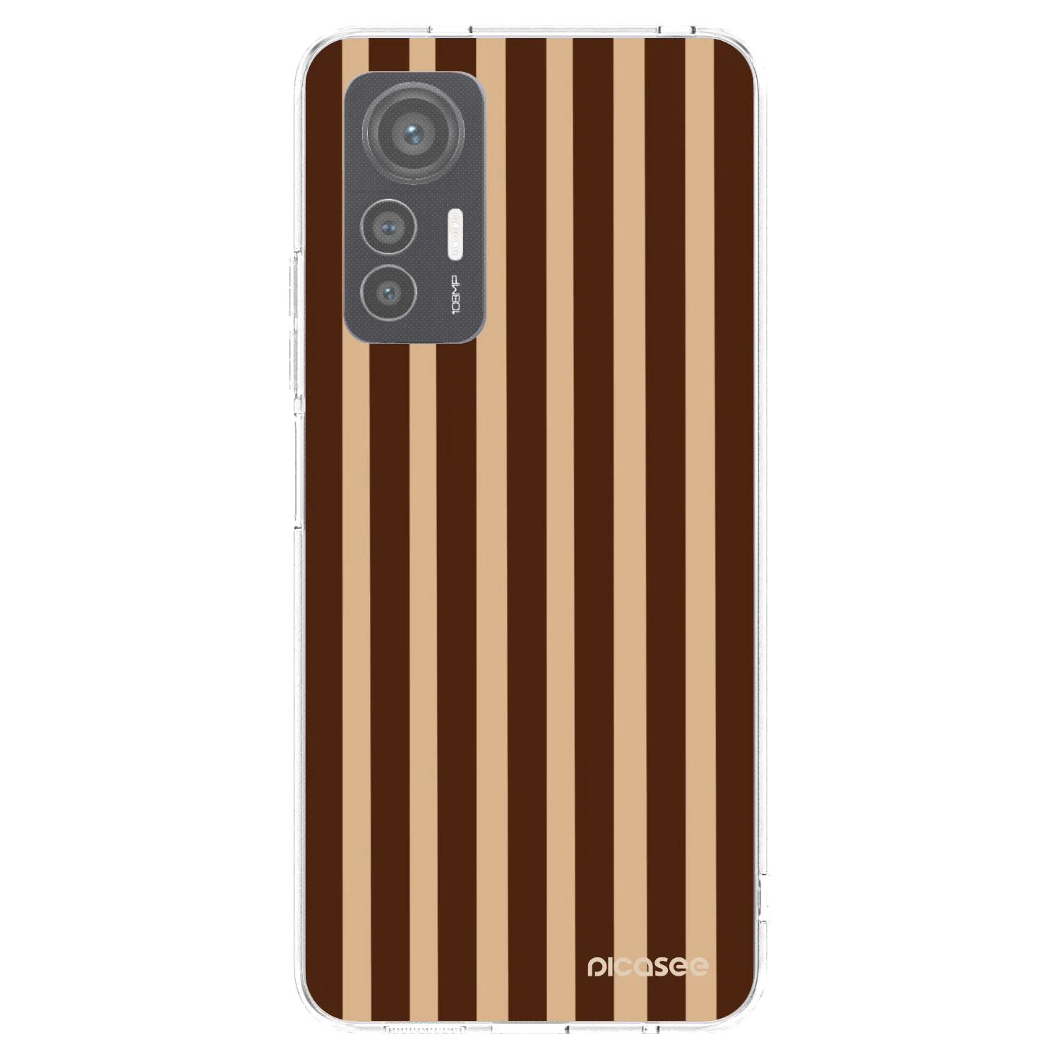 Picasee husă transparentă din silicon pentru Xiaomi 12 Lite - Brown lines