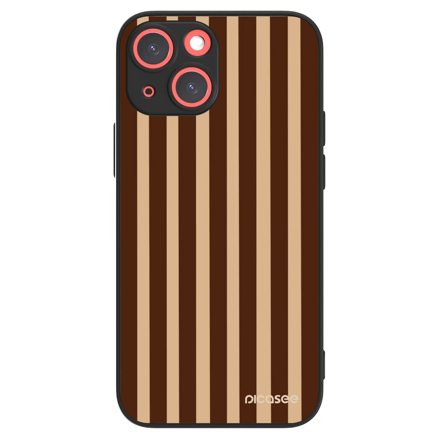 Picasee ULTIMATE CASE MagSafe pentru Apple iPhone 13 mini - Brown lines
