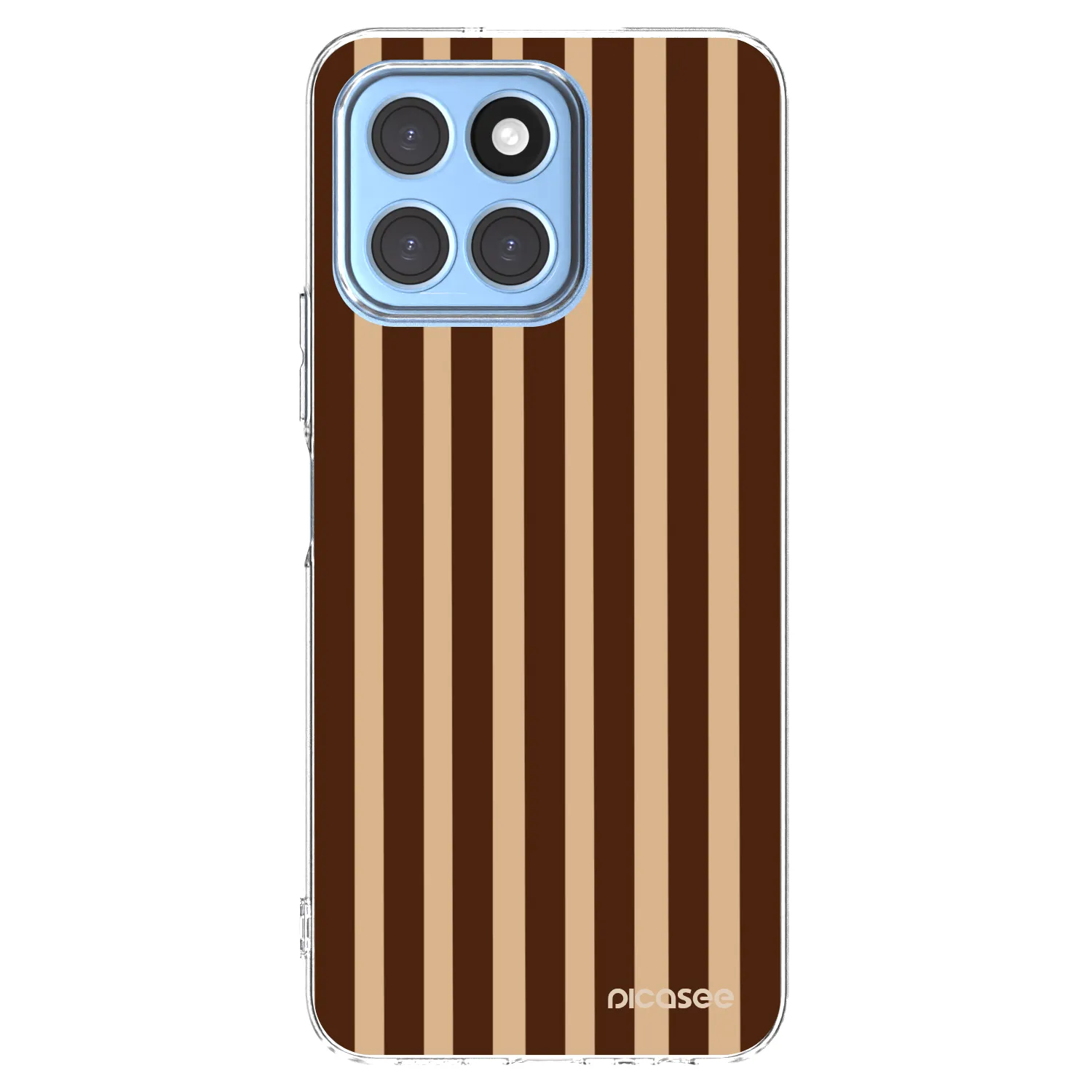 Picasee husă transparentă din silicon pentru Honor X6 - Brown lines