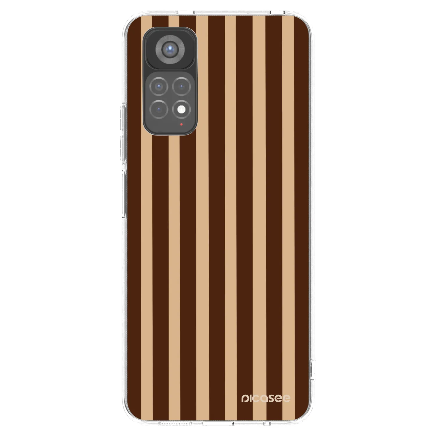 Picasee husă transparentă din silicon pentru Xiaomi Redmi Note 11S 5G - Brown lines