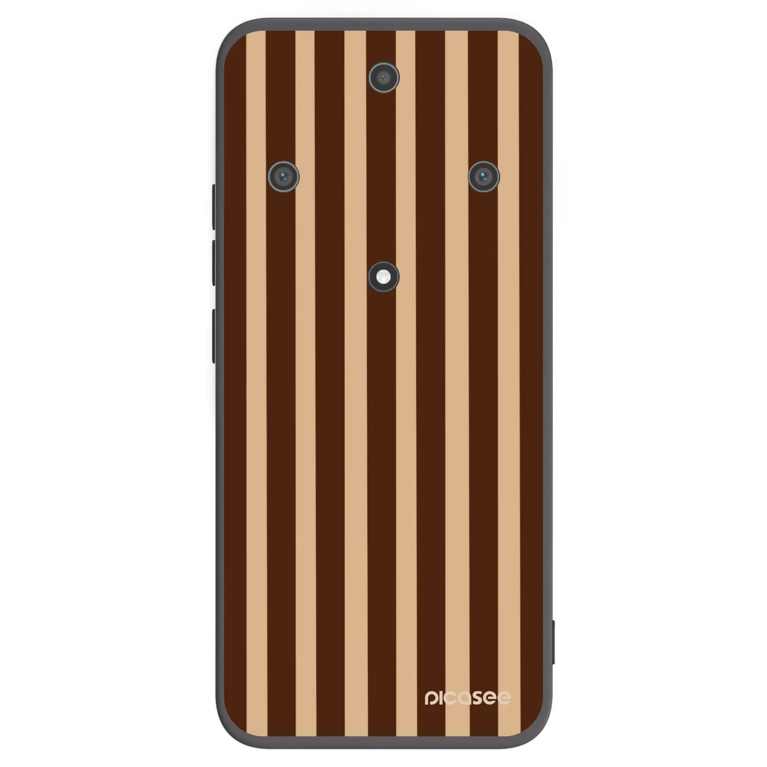 Picasee husă neagră din silicon pentru Honor Magic5 Lite 5G - Brown lines