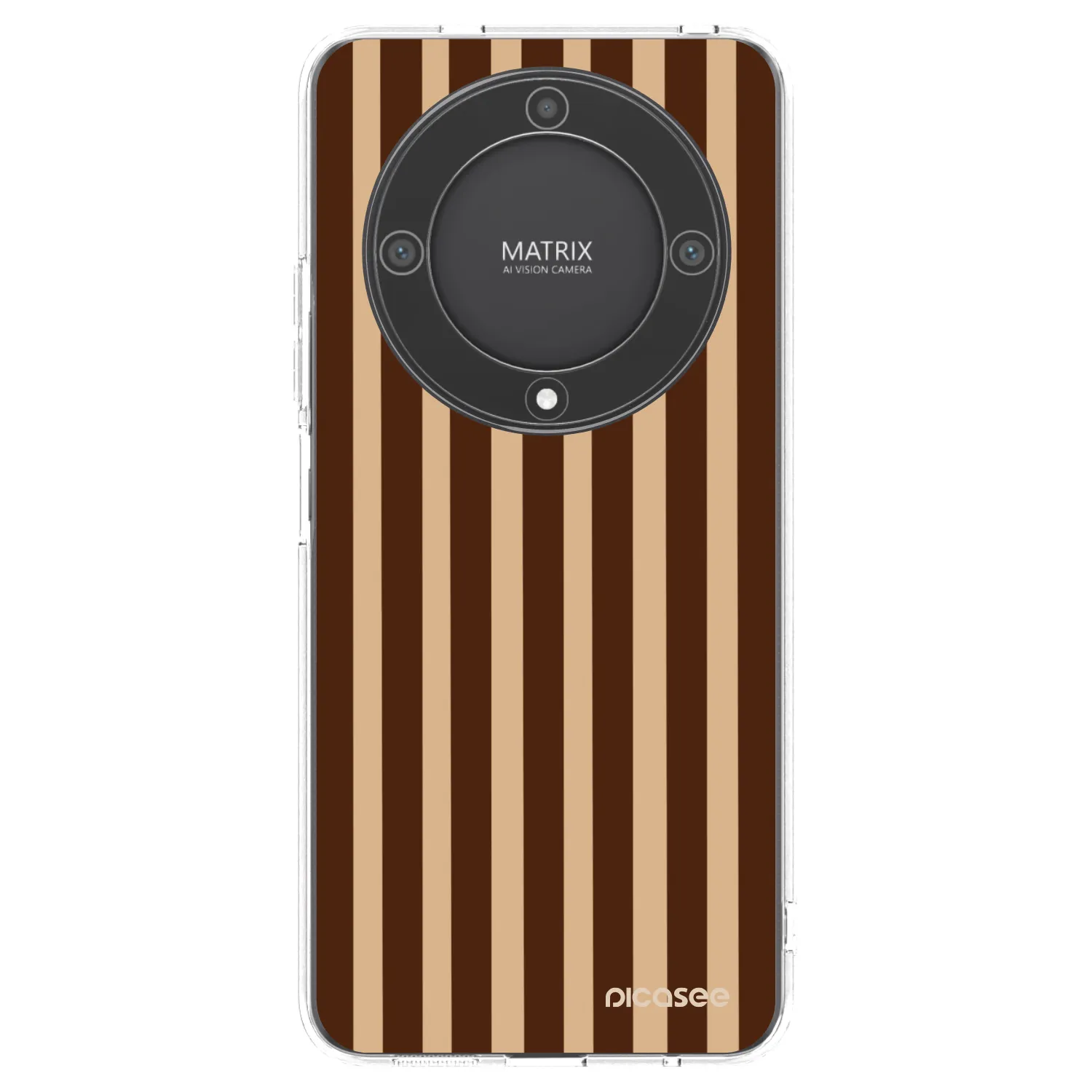 Picasee husă transparentă din silicon pentru Honor Magic5 Lite 5G - Brown lines