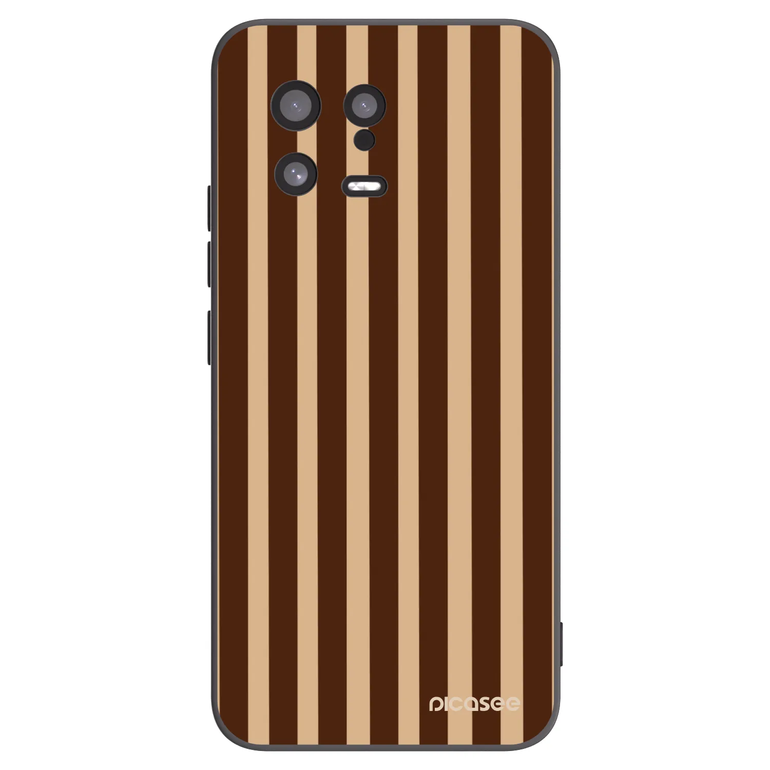 Picasee husă neagră din silicon pentru Xiaomi 13 - Brown lines