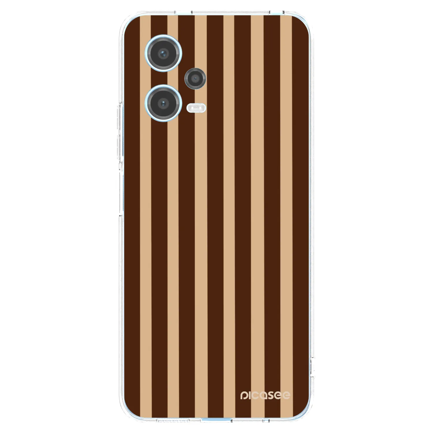 Picasee husă transparentă din silicon pentru Xiaomi Redmi Note 12 5G - Brown lines