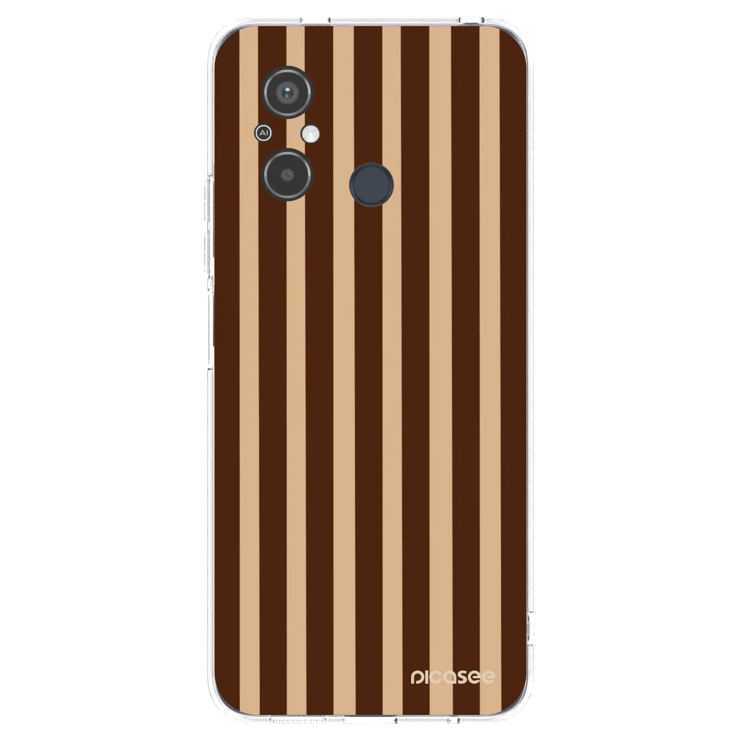 Picasee husă transparentă din silicon pentru Xiaomi Redmi 12C - Brown lines