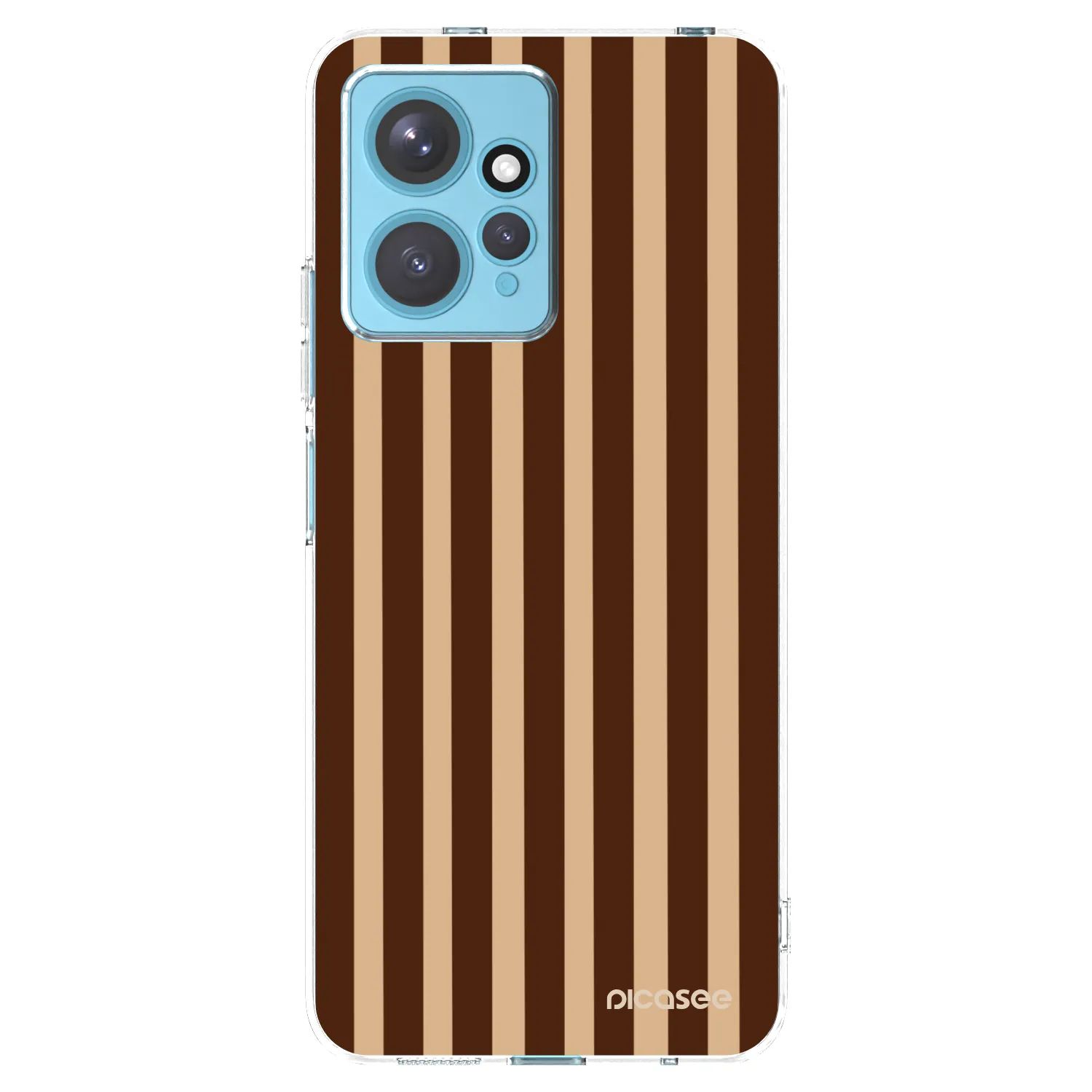 Picasee husă transparentă din silicon pentru Xiaomi Redmi Note 12 4G - Brown lines